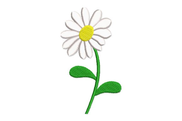 Daisy Flower: A Quietly Confident Embroidery Design
