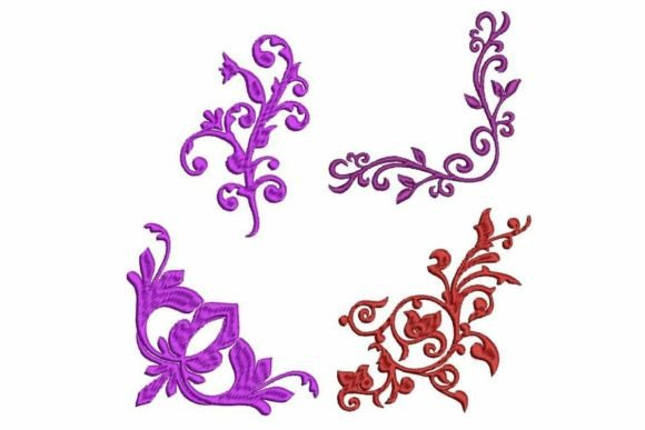 Floral Corners: Elegant Embroidery for Meaningful Gifts