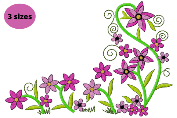 Floral Garden: A Thoughtful Embroidery Design for Meaningful Gifts