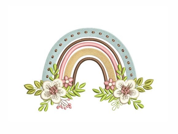 Floral Rainbow Embroidery Review