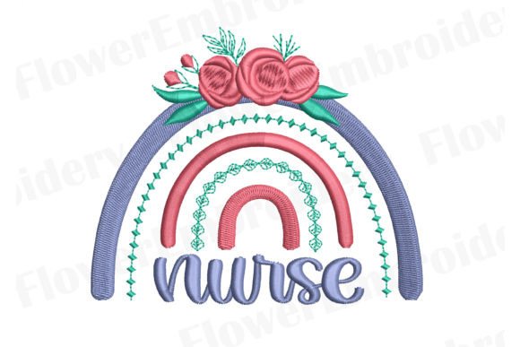 Nurse Rainbow Embroidery Design Review