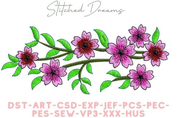 Various Flowers Embroidery Collection